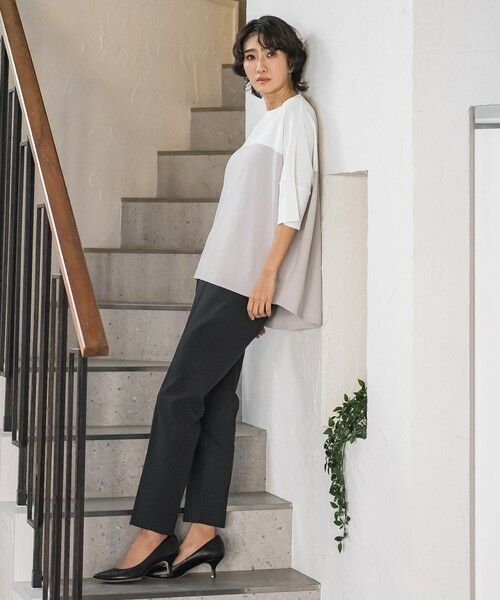 la.f... / ラ・エフ その他パンツ | 【WEB限定/+5cm丈長め】シェルタリングテーパードパンツ | 詳細18