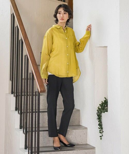 la.f... / ラ・エフ その他パンツ | 【WEB限定/+5cm丈長め】シェルタリングテーパードパンツ | 詳細21