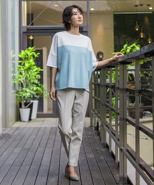 la.f... / ラ・エフ その他パンツ | 【WEB限定/+5cm丈長め】シェルタリングテーパードパンツ | 詳細30