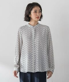 la.f... / ラ・エフ シャツ・ブラウス | ジオメトリック柄ブラウス
