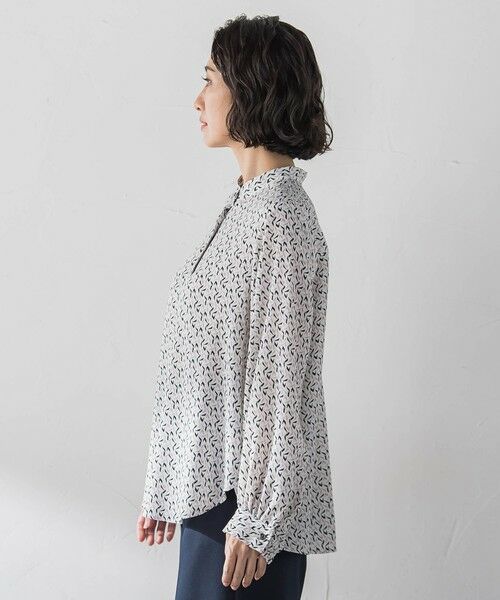 la.f... / ラ・エフ シャツ・ブラウス | ジオメトリック柄ブラウス | 詳細10