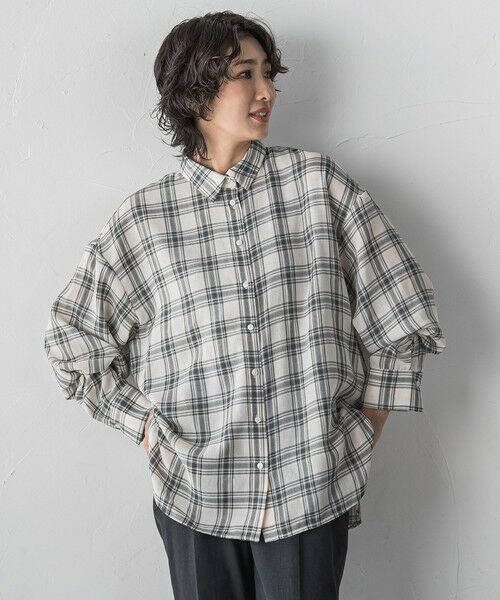 la.f... / ラ・エフ シャツ・ブラウス | 【WEB限定】シアニーチェックシャツ | 詳細1