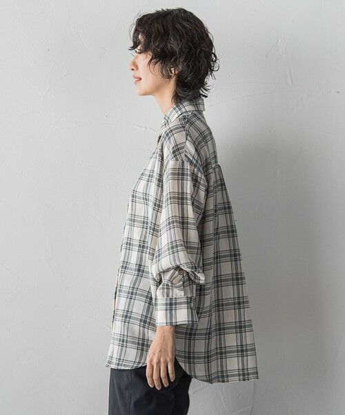la.f... / ラ・エフ シャツ・ブラウス | 【WEB限定】シアニーチェックシャツ | 詳細2