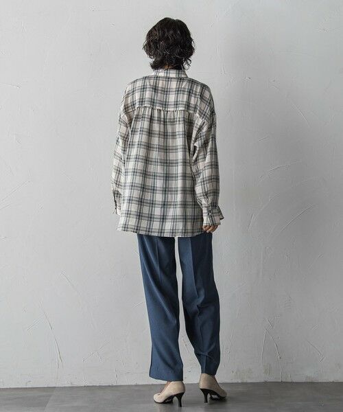 la.f... / ラ・エフ シャツ・ブラウス | 【WEB限定】“さっと着てオシャレ”シアーチェックシャツ | 詳細24