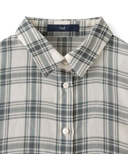 la.f... / ラ・エフ シャツ・ブラウス | 【WEB限定】“さっと着てオシャレ”シアーチェックシャツ | 詳細26