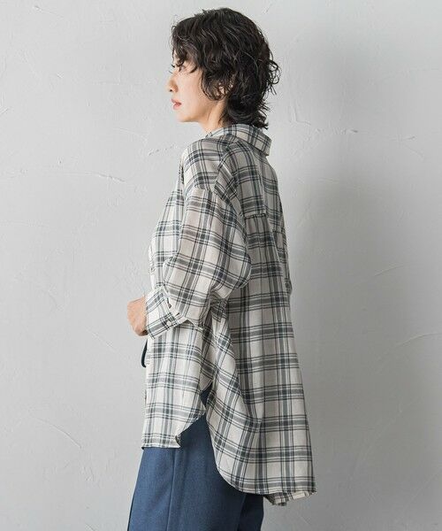 la.f... / ラ・エフ シャツ・ブラウス | 【WEB限定】シアニーチェックシャツ | 詳細7