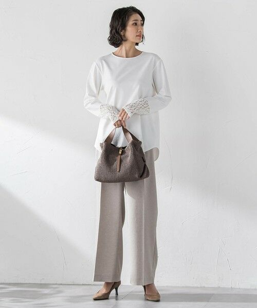 la.f... / ラ・エフ その他小物 | 【VIOLAd'ORO】イタリアンラフィアシート 2WAYトートバッグ | 詳細3