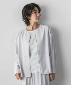 la.f... / ラ・エフ テーラードジャケット | 【選べるSETUP】SUZUSALAジップブルゾン