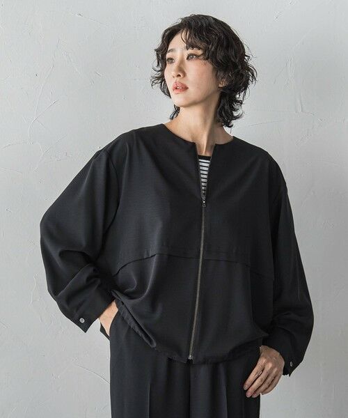 la.f... / ラ・エフ テーラードジャケット | 【選べるSETUP】SUZUSALAジップブルゾン | 詳細7