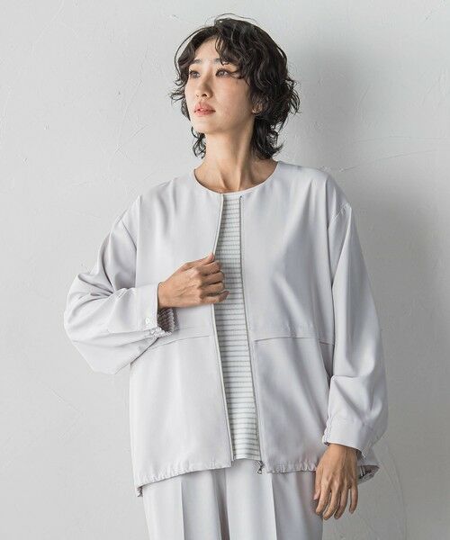 la.f... / ラ・エフ テーラードジャケット | 【選べるSETUP】SUZUSALAジップブルゾン | 詳細9