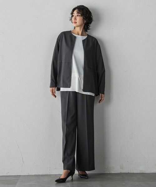 la.f... / ラ・エフ テーラードジャケット | 【選べるSETUP】SUZUSALAジップブルゾン | 詳細18