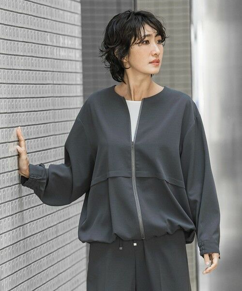 la.f... / ラ・エフ テーラードジャケット | 【選べるSETUP】SUZUSALAジップブルゾン | 詳細24