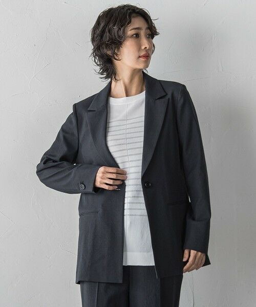 la.f... / ラ・エフ テーラードジャケット | シェルタリングドライオックスジャケット | 詳細1