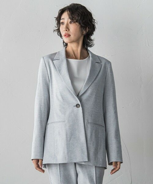 la.f... / ラ・エフ テーラードジャケット | シェルタリングドライオックスジャケット | 詳細9