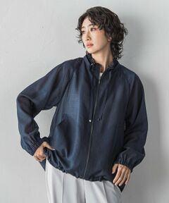 la.f... / ラ・エフ テーラードジャケット | シアーブライトフードブルゾン