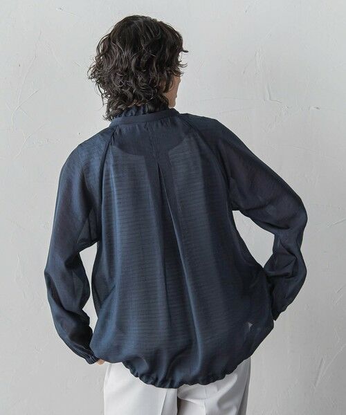 la.f... / ラ・エフ テーラードジャケット | シアーブライトフードブルゾン | 詳細3