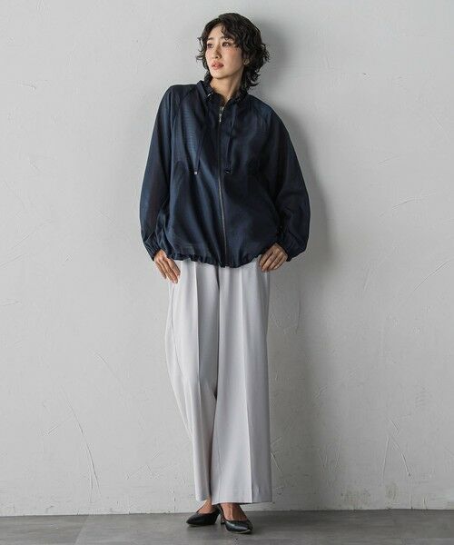 la.f... / ラ・エフ テーラードジャケット | シアーブライトフードブルゾン | 詳細4