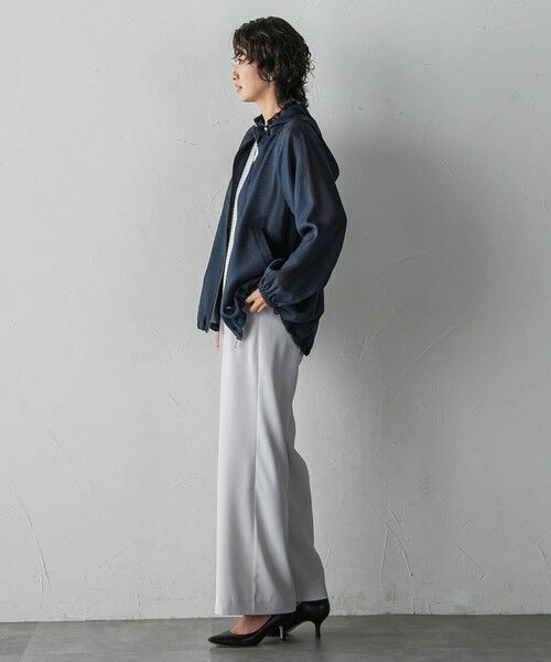 la.f... / ラ・エフ テーラードジャケット | シアーブライトフードブルゾン | 詳細7