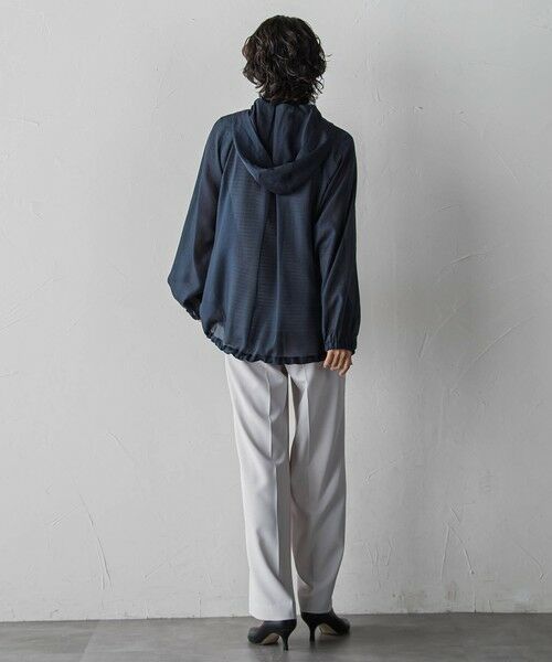 la.f... / ラ・エフ テーラードジャケット | シアーブライトフードブルゾン | 詳細8