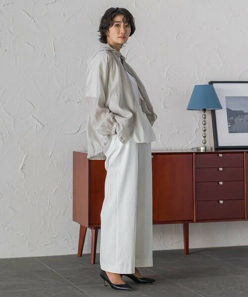 la.f... / ラ・エフ テーラードジャケット | シアーブライトフードブルゾン | 詳細28