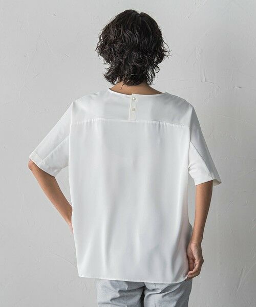 la.f... / ラ・エフ カットソー | バックサテン切り替えスムースカットソー | 詳細3