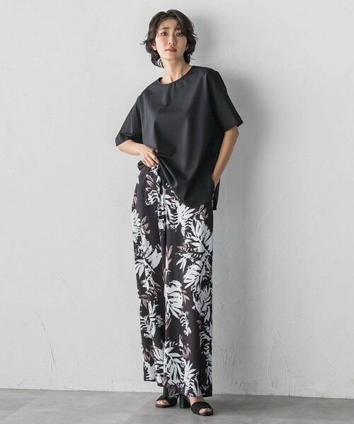 la.f... / ラ・エフ カットソー | バックサテン切り替えスムースカットソー | 詳細10