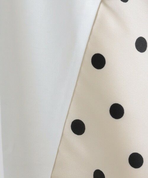 la.f... / ラ・エフ カットソー | ドットスカーフ切り替えカットソー | 詳細9