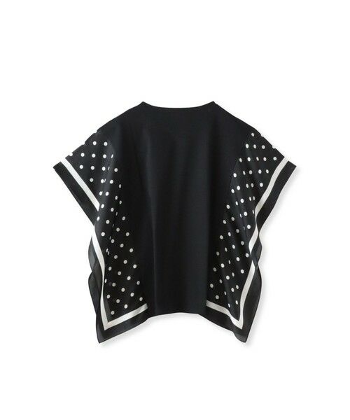 la.f... / ラ・エフ カットソー | ドットスカーフ切り替えカットソー | 詳細22