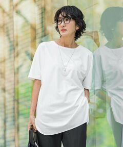 la.f... / ラ・エフ カットソー | 【WEB限定】マシュマロポンチチュニックTシャツ