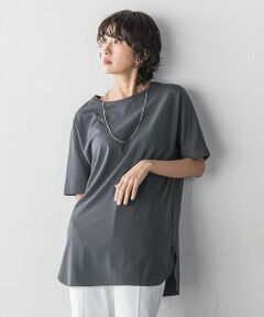 la.f... / ラ・エフ カットソー | 【WEB限定】マシュマロポンチチュニックTシャツ
