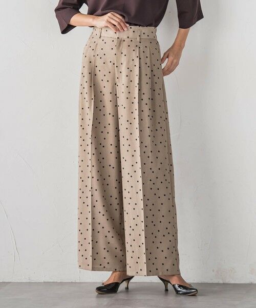 la.f... / ラ・エフ その他パンツ | リネンライクスラブドットパンツ | 詳細3