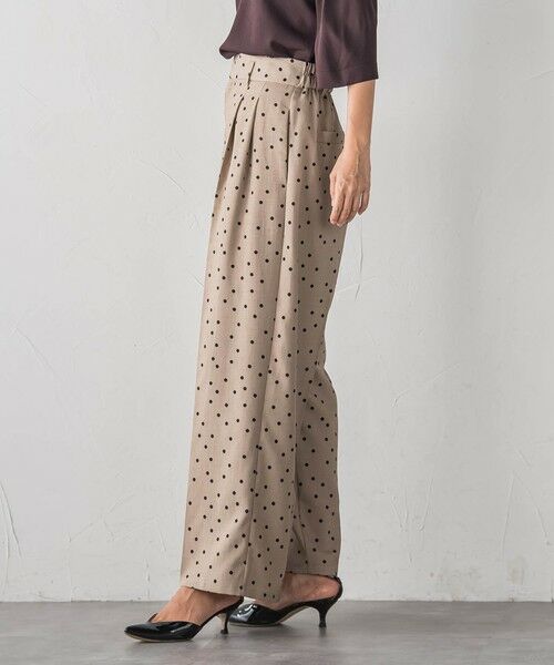 la.f... / ラ・エフ その他パンツ | リネンライクスラブドットパンツ | 詳細4