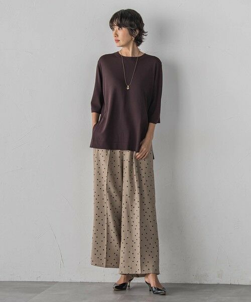 la.f... / ラ・エフ その他パンツ | リネンライクスラブドットパンツ | 詳細6