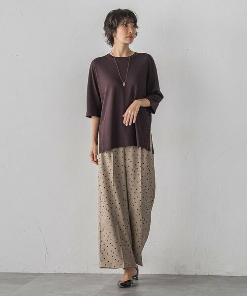 la.f... / ラ・エフ その他パンツ | リネンライクスラブドットパンツ | 詳細7