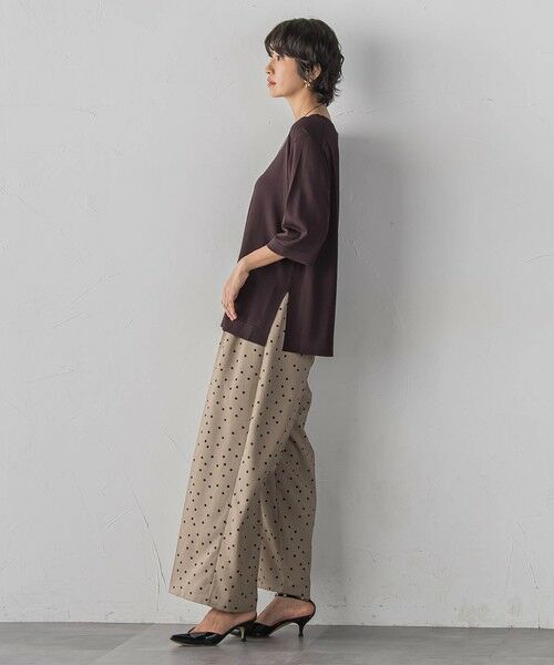 la.f... / ラ・エフ その他パンツ | リネンライクスラブドットパンツ | 詳細8