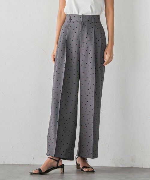 la.f... / ラ・エフ その他パンツ | リネンライクスラブドットパンツ | 詳細18