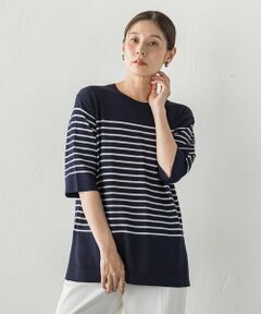 la.f... / ラ・エフ ニット・セーター | ボーダーTシャツニット