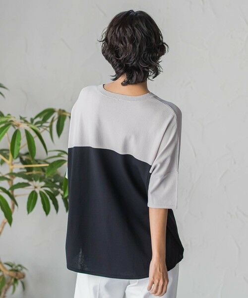 la.f... / ラ・エフ ニット・セーター | 【WEB限定】""涼感""バイカラーニット | 詳細3