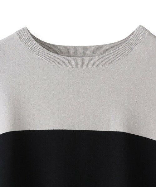 la.f... / ラ・エフ ニット・セーター | 【WEB限定】""涼感""バイカラーニット | 詳細13