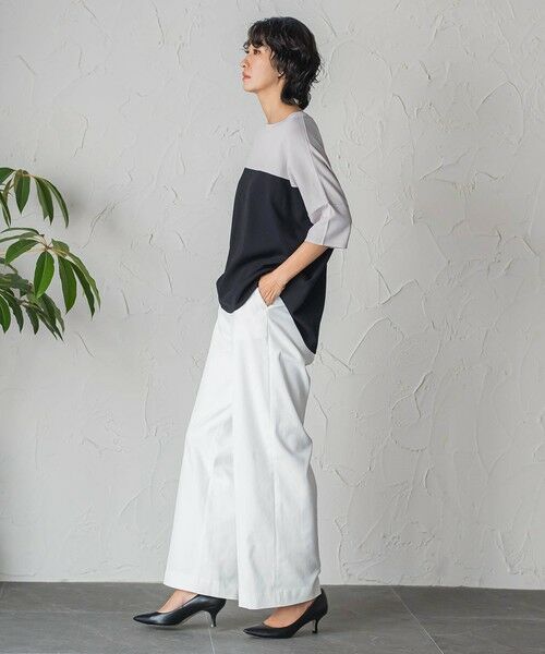 la.f... / ラ・エフ ニット・セーター | 【WEB限定】""涼感""バイカラーニット | 詳細5