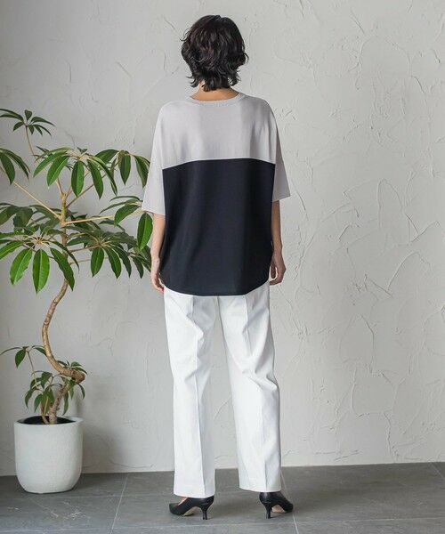 la.f... / ラ・エフ ニット・セーター | 【WEB限定】""涼感""バイカラーニット | 詳細6