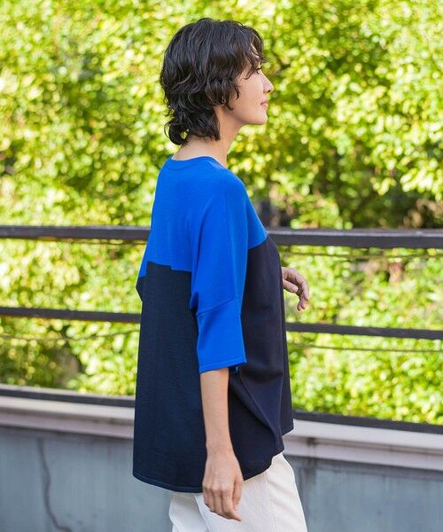 la.f... / ラ・エフ ニット・セーター | 【WEB限定】""涼感""バイカラーニット | 詳細19