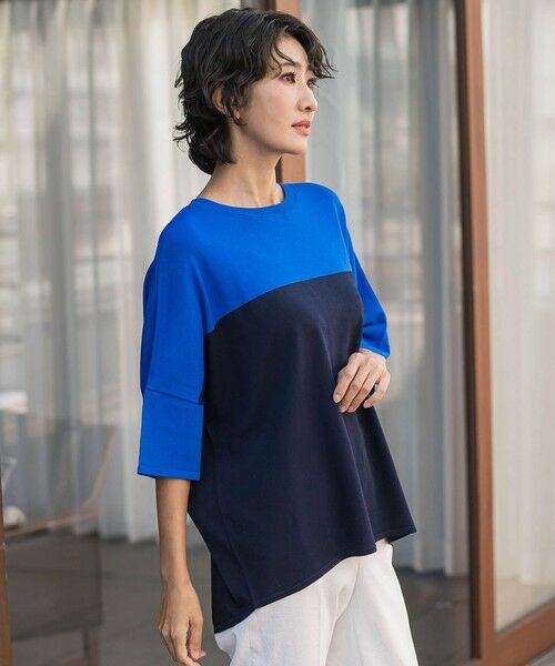 la.f... / ラ・エフ ニット・セーター | 【WEB限定】""涼感""バイカラーニット | 詳細23