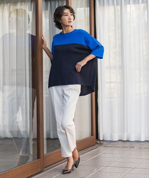 la.f... / ラ・エフ ニット・セーター | 【WEB限定】""涼感""バイカラーニット | 詳細25