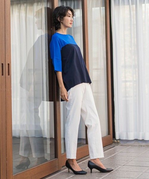 la.f... / ラ・エフ ニット・セーター | 【WEB限定】""涼感""バイカラーニット | 詳細26