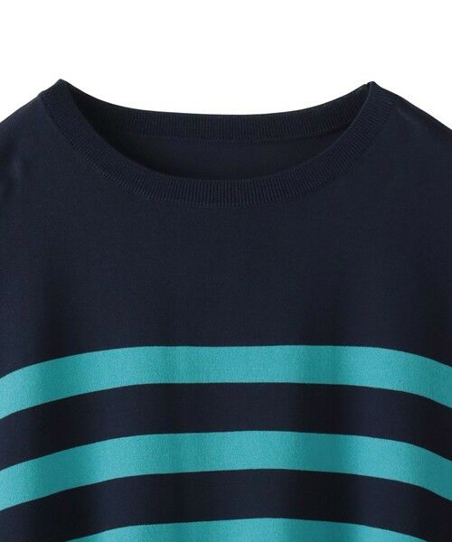 la.f... / ラ・エフ ニット・セーター | 【WEB限定】”涼感”ボーダーニット | 詳細12