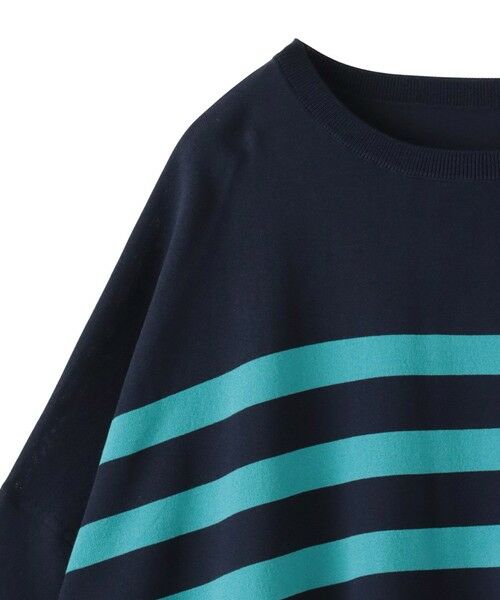 la.f... / ラ・エフ ニット・セーター | 【WEB限定】”涼感”ボーダーニット | 詳細13