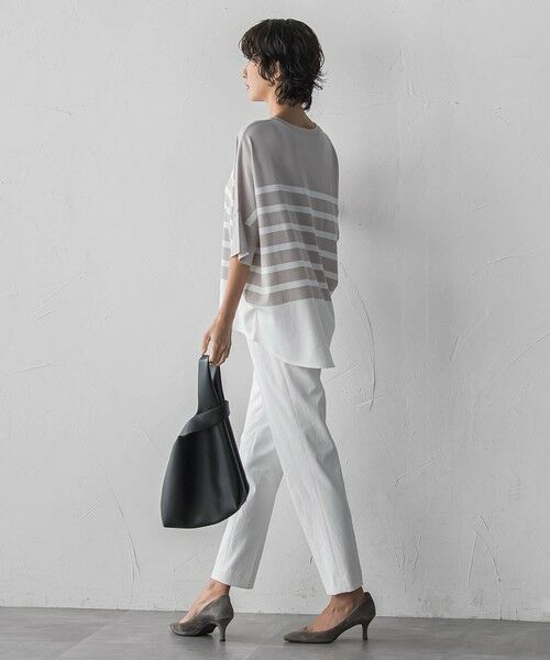 la.f... / ラ・エフ ニット・セーター | 【WEB限定】”涼感”ボーダーニット | 詳細22