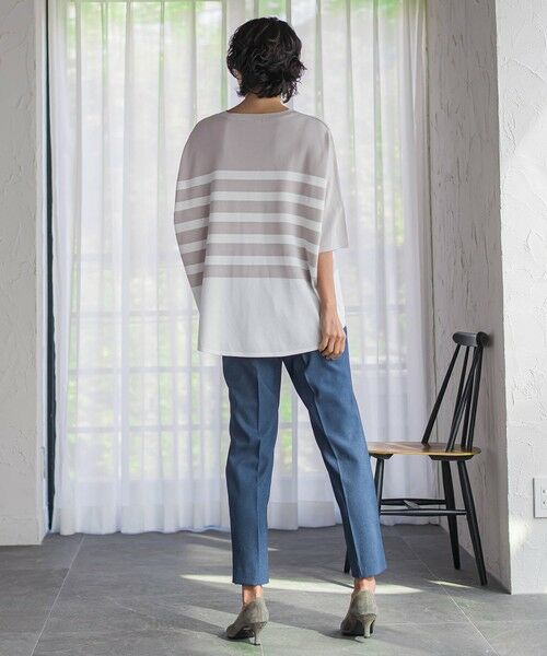 la.f... / ラ・エフ ニット・セーター | 【WEB限定】”涼感”ボーダーニット | 詳細27