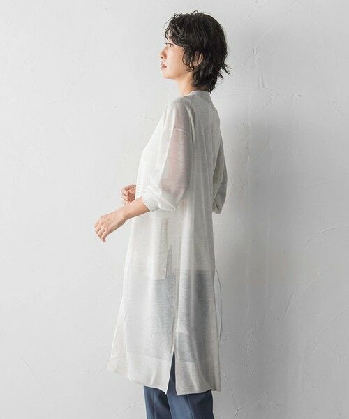 la.f... / ラ・エフ カーディガン・ボレロ | シアーシャイニーニットカーデ | 詳細8